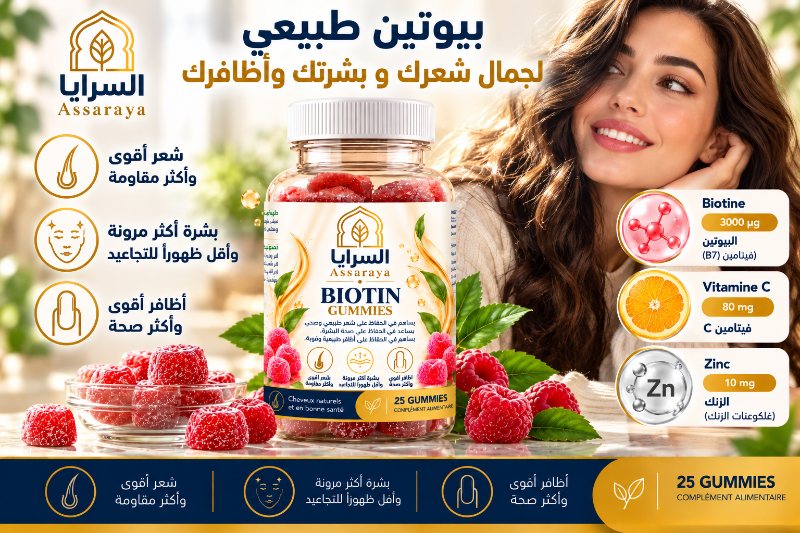فوائد Biotin Gummies