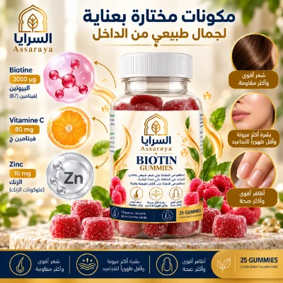 مكونات Biotin Gummies