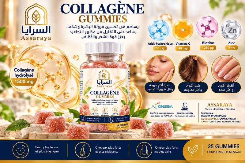 فوائد Collagène Gummies