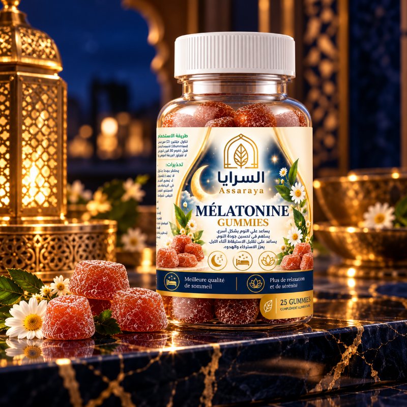 Mélatonine Gummies في ليلة مغربية